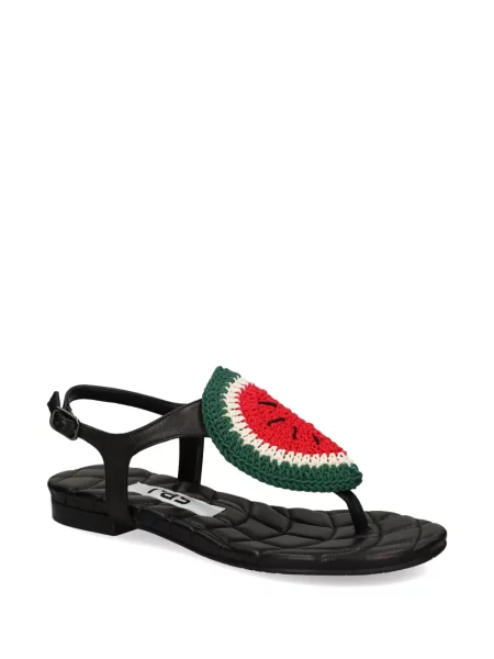 Sandale Ras cu aplicații negru