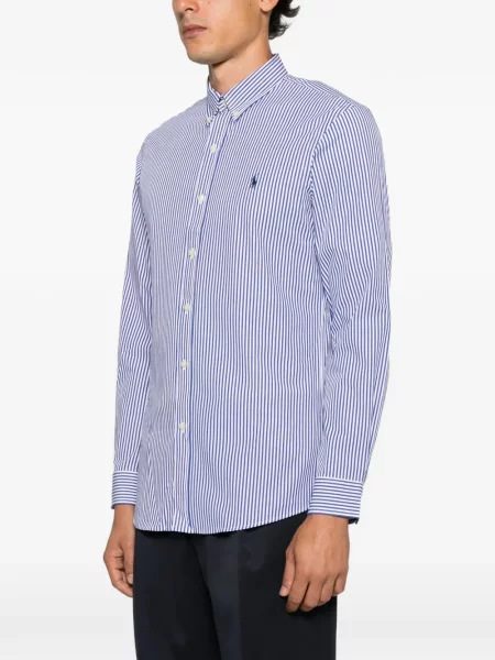 Ριγέ πουκάμισο Polo Ralph Lauren μπλε