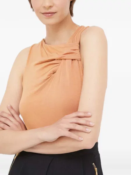 Top Dkny fără mâneci maro