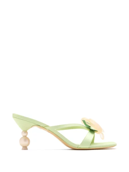 Papuci tip mules Sophia Webster verde