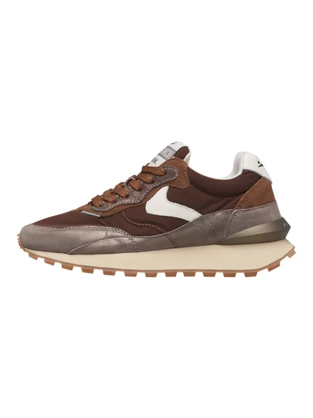 Sneakersy Voile Blanche zamszowe brązowe