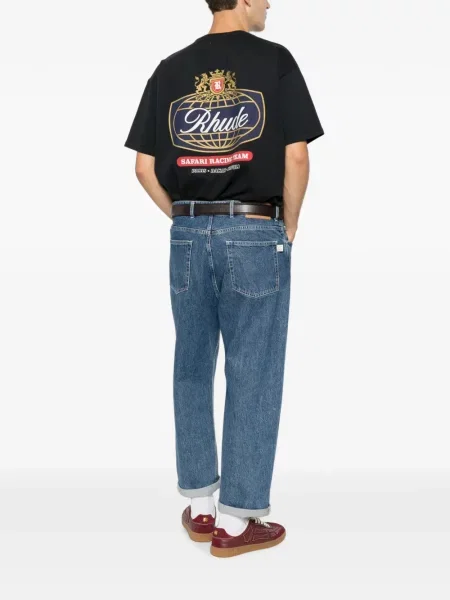 Μικρός μπλούζα Rhude μαύρο