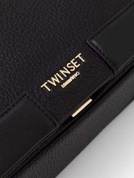 Кожаная сумка через плечо Twinset