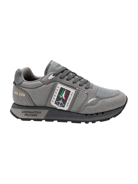 Sneakersy Aeronautica Militare szare