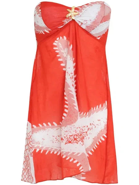 Rochie mini Amir Slama cu imagine de costum roșu