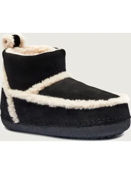 INUIKII Hótaposó Classic | shearling | hasított bőr fekete