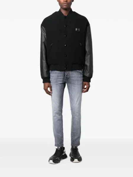 Blugi Dsquared2 cu 5 buzunare negru