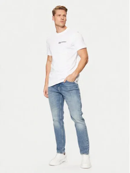 Tričko Karl Lagerfeld Jeans bílé