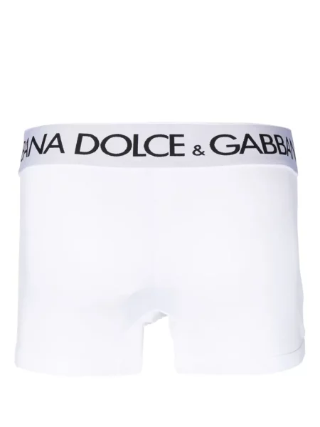 Strečové boxerky Dolce & Gabbana bílé