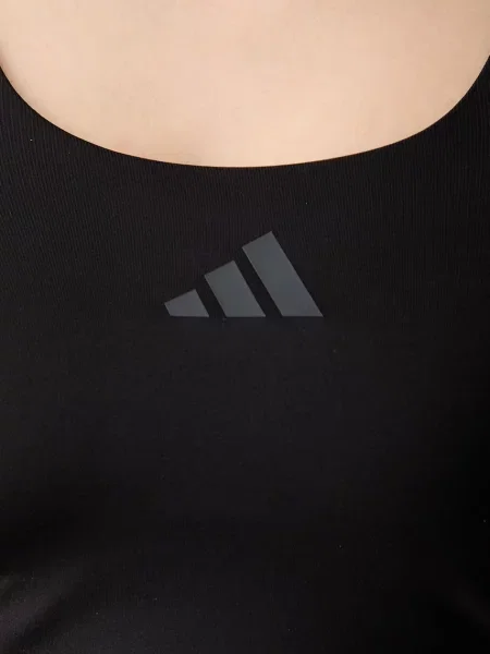 Adidas Performance спортен сутиен Optime черно