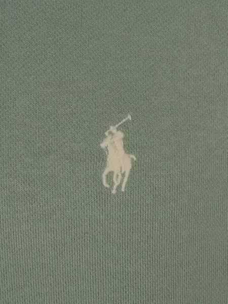 Суичър с качулка Polo Ralph Lauren бродиран зелено