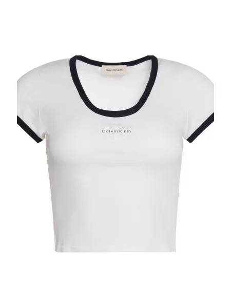 Majica Calvin Klein Jeans bijela