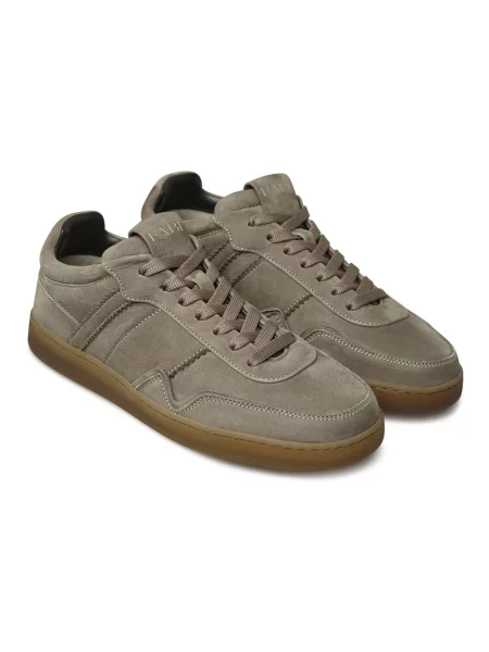 Sneakersy Fabi skórzane beżowe