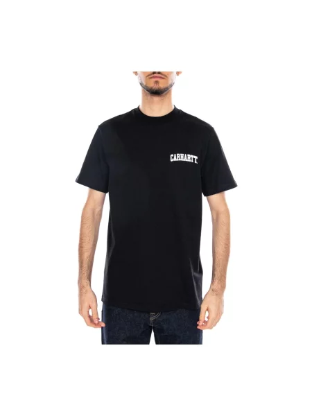 Carhartt Wip Koszulka University Script schwarz czarna