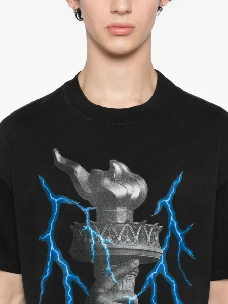 Tricou Melt cu imagine negru