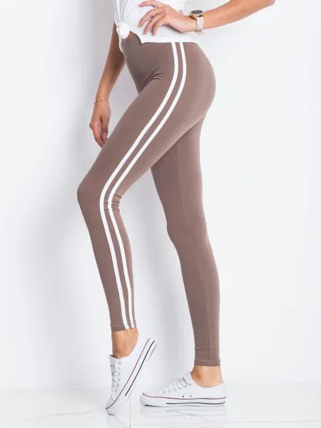 Legginsy Basic Feel Good brązowe