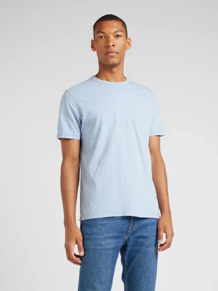 BOSS Tricou Tegood celest albastru