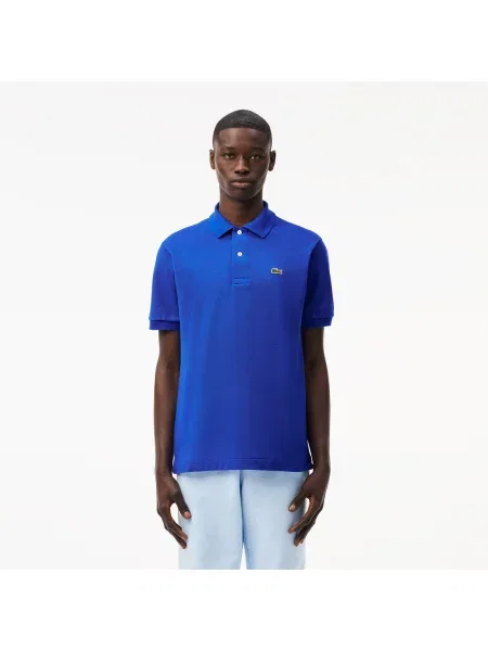 Lacoste Koszulka Polo Oryginał Petit Piqué granatowa