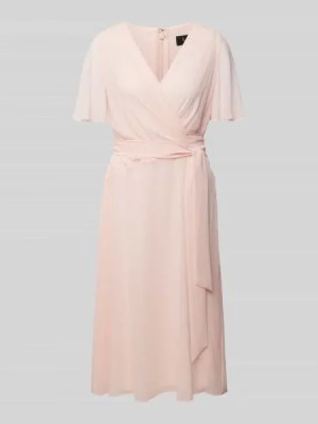 Sukienka midi w kopertowym stylu model ‘ABEL’ Lauren Ralph Lauren