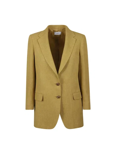 Lniana marynarka Saulina żółta