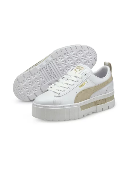 PUMA Nizke superge Mayze chamois / zlata bela