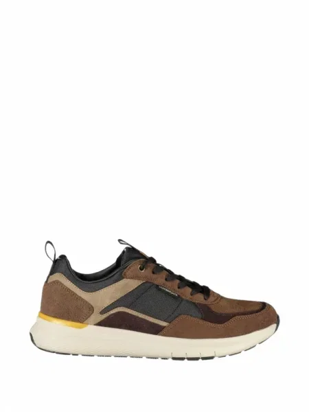 Sneakerși Lumberjack cu șireturi din dantelă maro
