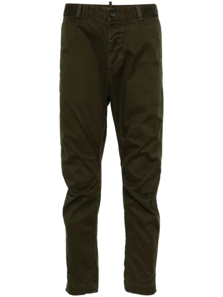 Pantaloni chino Dsquared2 verde