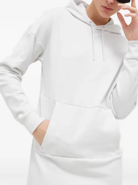Rochie mini Helly Hansen cu glugă alb