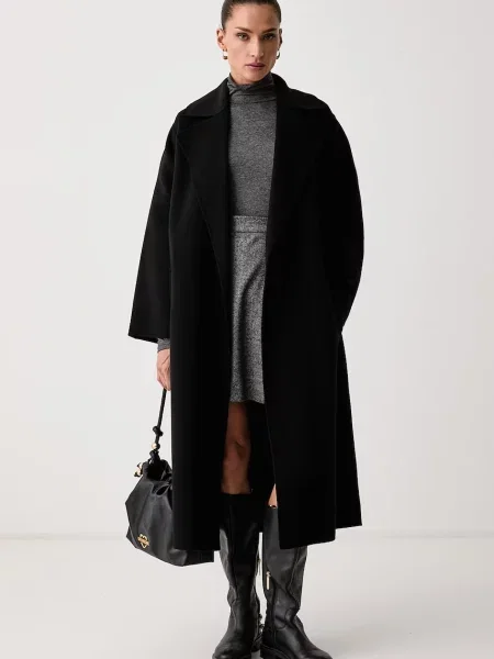 Culottes nohavice Weekend Max Mara sivá