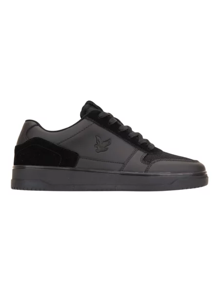 Sneakersy Lyle & Scott skórzane czarne