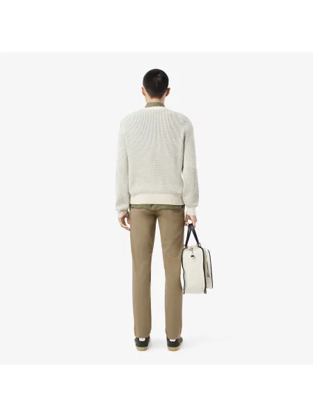 Lacoste Spodnie Chino Slim Fit beżowe