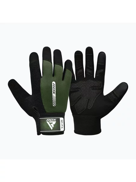 Тренировъчни ръкавици RDX Full Finger army green зелено