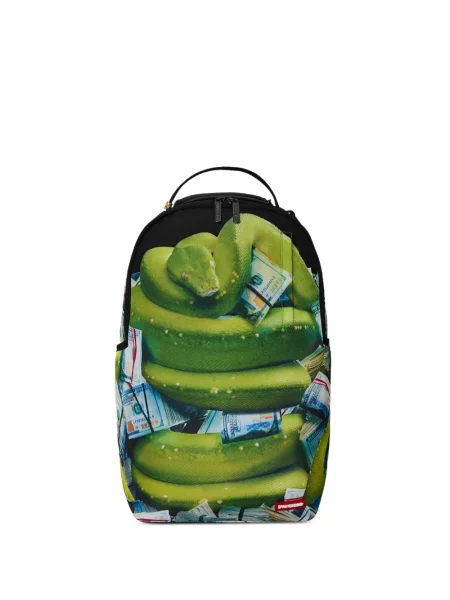 Plecak Sprayground z nadrukiem w wężowy wzór zielony