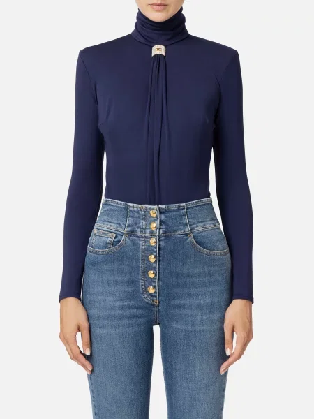 Блуза Elisabetta Franchi синя