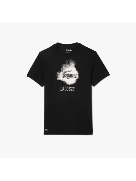 Lacoste Sportowy T-Shirt Ultra Dry czarna