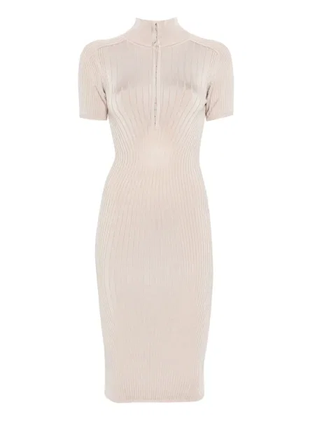 Kötött midi ruha Mugler