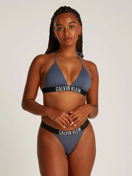 Plavková podprsenka Calvin Klein modrá