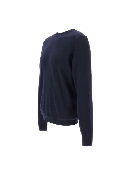Sweter Gran Sasso wełniany niebieski