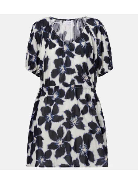 Zamatové kvetinové šaty Velvet