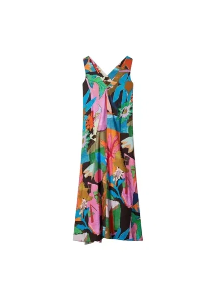 Maksi wielobarwność sukienka maxi Paul Smith z nadrukiem