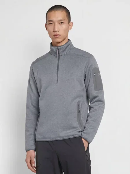 Arc'teryx Sweter Typu Troyer Covert grau