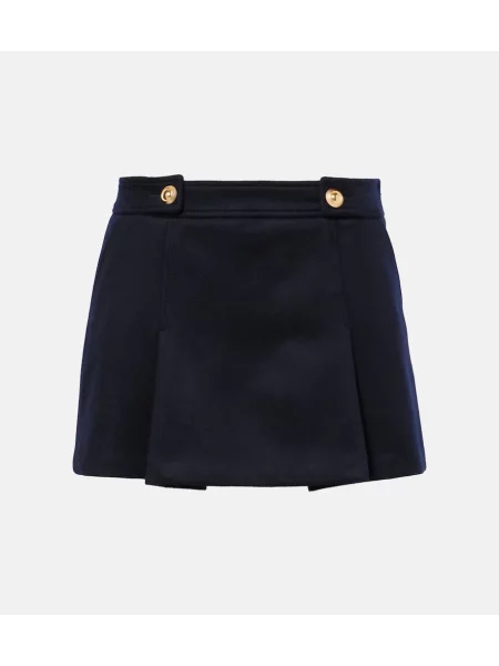 Volneno plisirano krilo Tom Ford modra