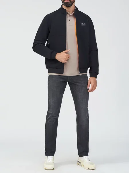 Куртка Ea7 Emporio Armani чорна