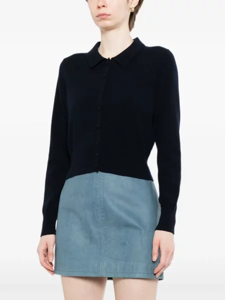 Gulerat cardigan N.peal albastru