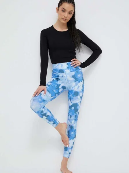 Панталон Casall с принт синьо