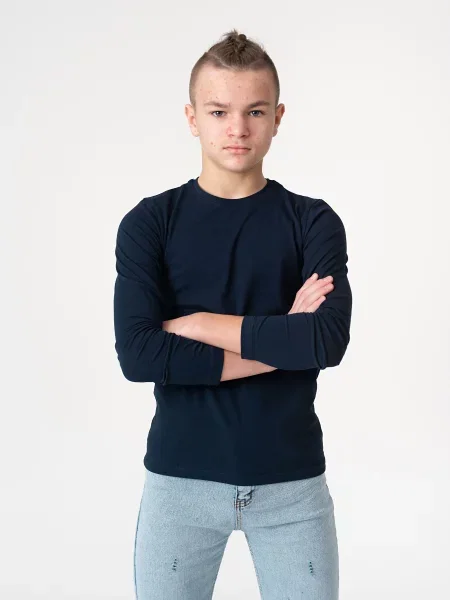 Лонгслив Yumster синий