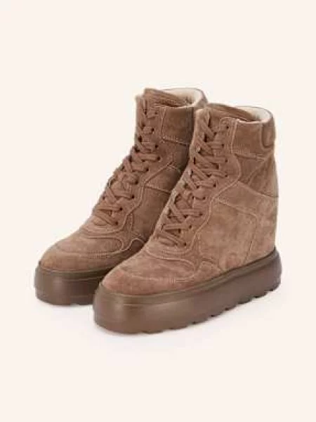 Casadei Wysokie Sneakersy braun brązowe