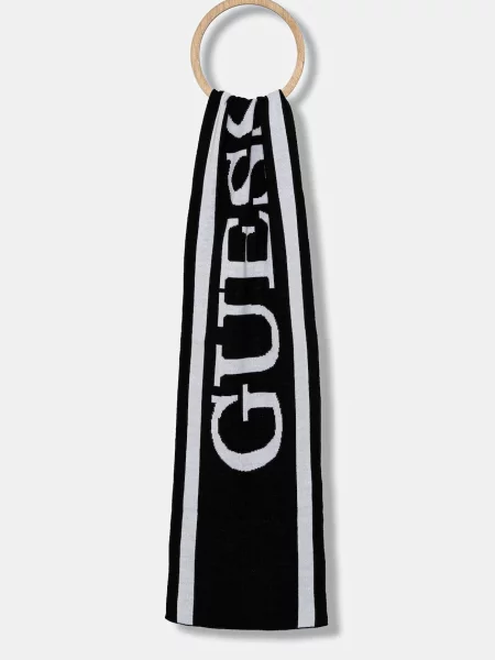 Šal Guess Jeans črna