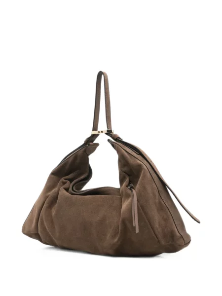 Bőr shopper táska Loristella barna