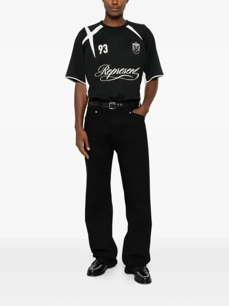 Fotbal tricou Represent cu imagine negru